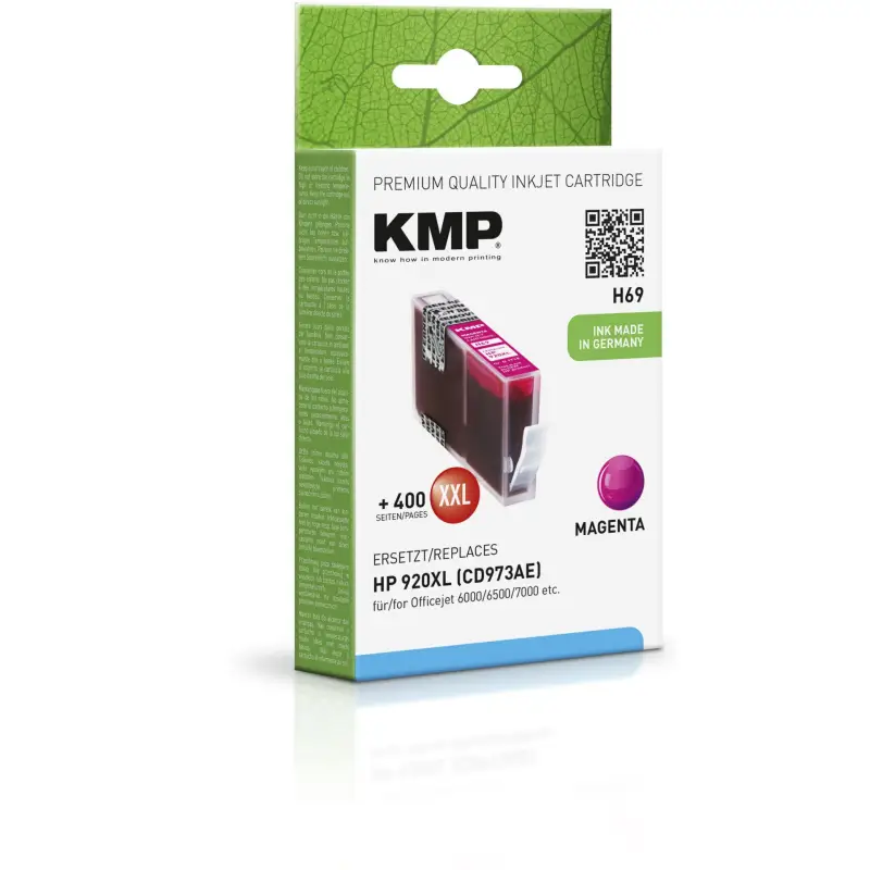 KMP H69 Tusz magenta do HP CD 973 Nr. 920 XL