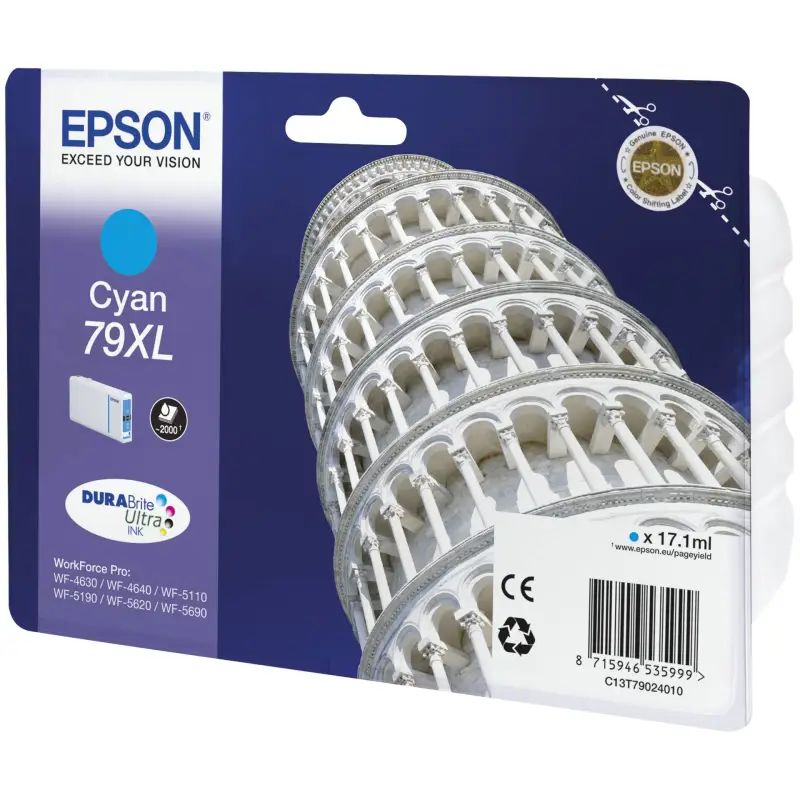 Epson DURABrite Ultra Ink 79 XL Tusz cyan T 7902