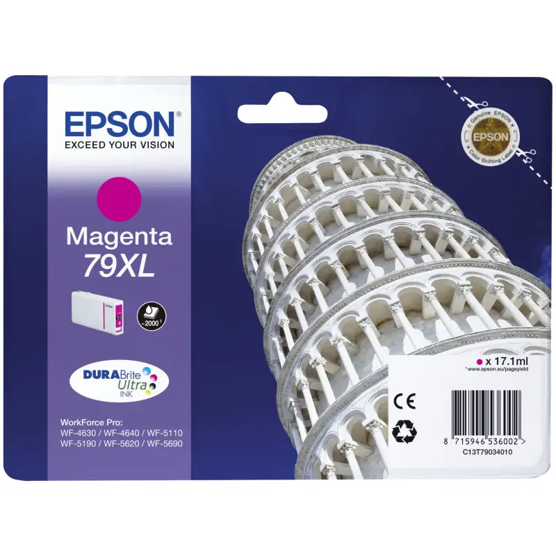 Epson DURABrite Ultra Ink 79 XL Tusz magenta T 7903
