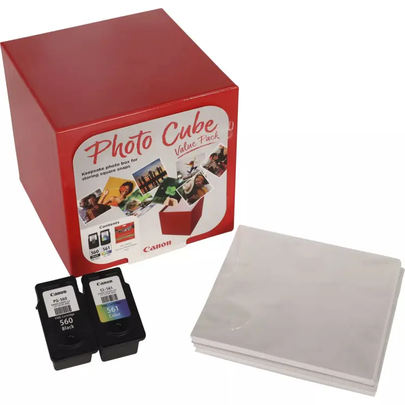 Canon PG-560 / CL-561 Photo Cube Value Pack PP-201 13x13cm 40 sh.
