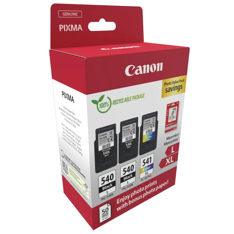Canon PG-540 L x2 / CL-541 XL Photo Value Pack