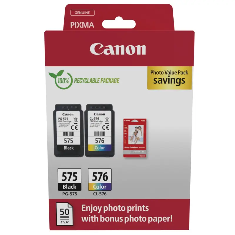 Canon PG-575 / CL-576 Photo Value Pack