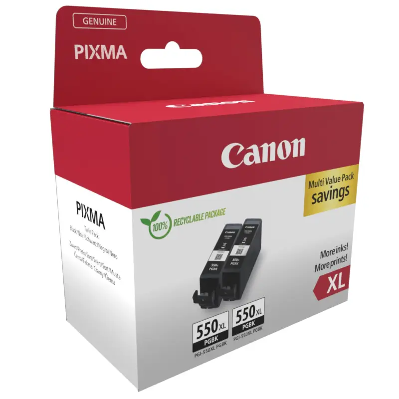 Canon PGI-550 XL PGBK black Twin Pack