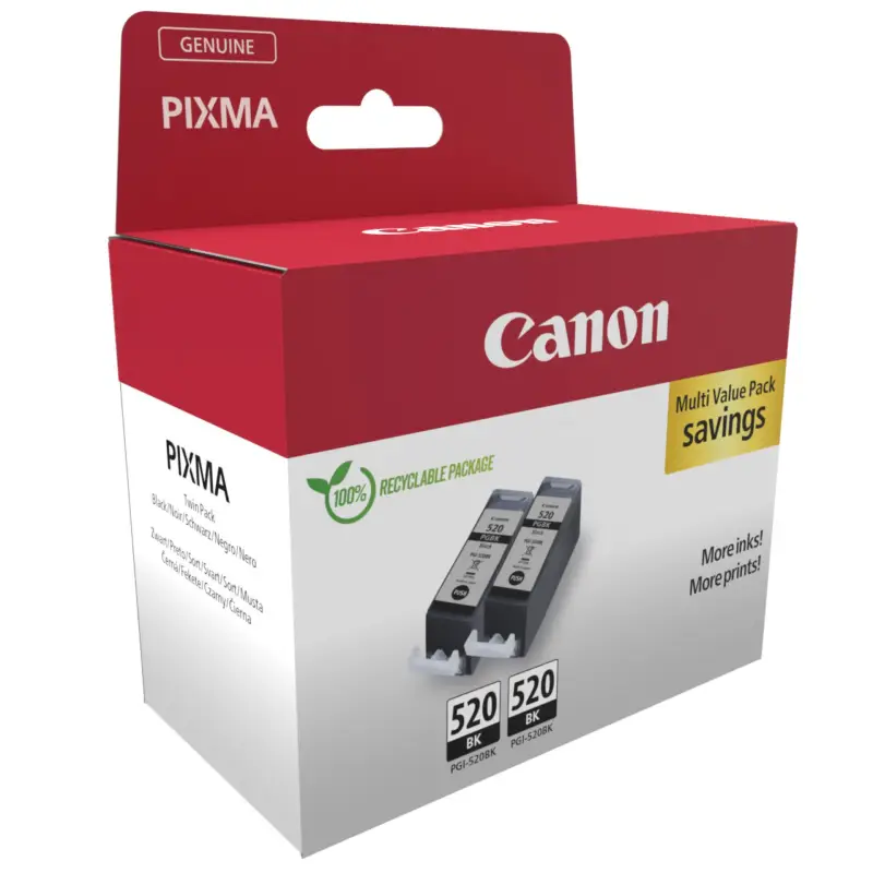 Canon PGI-520 BK black Twin Pack