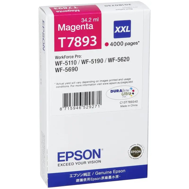 Epson DURABrite Ultra Ink XXL tusz magenta T 7893