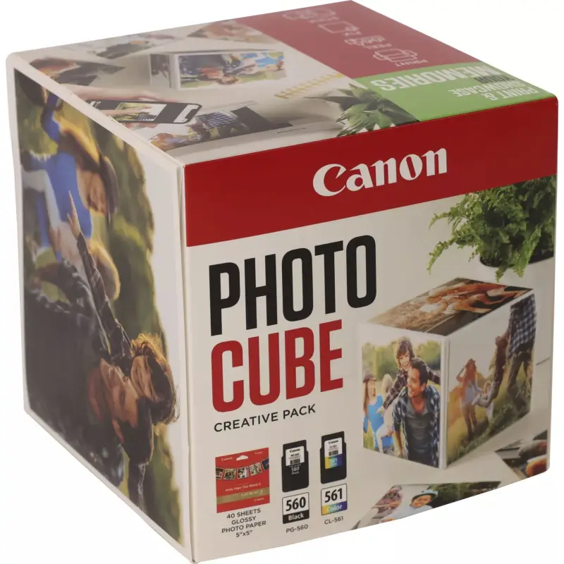 Canon PG-560 / CL-561 Photo Cube Creative Pack White Green