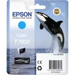 Epson Tusz cyan T 7602