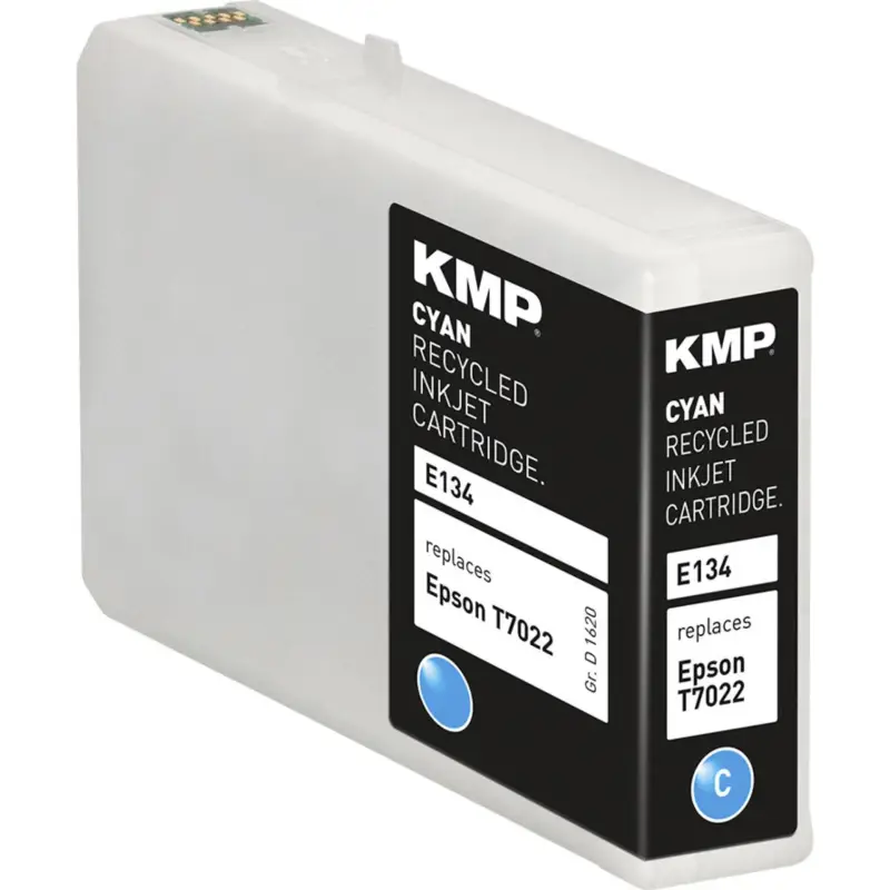 KMP E134 Tusz cyan kompatybilny z Epson T7022