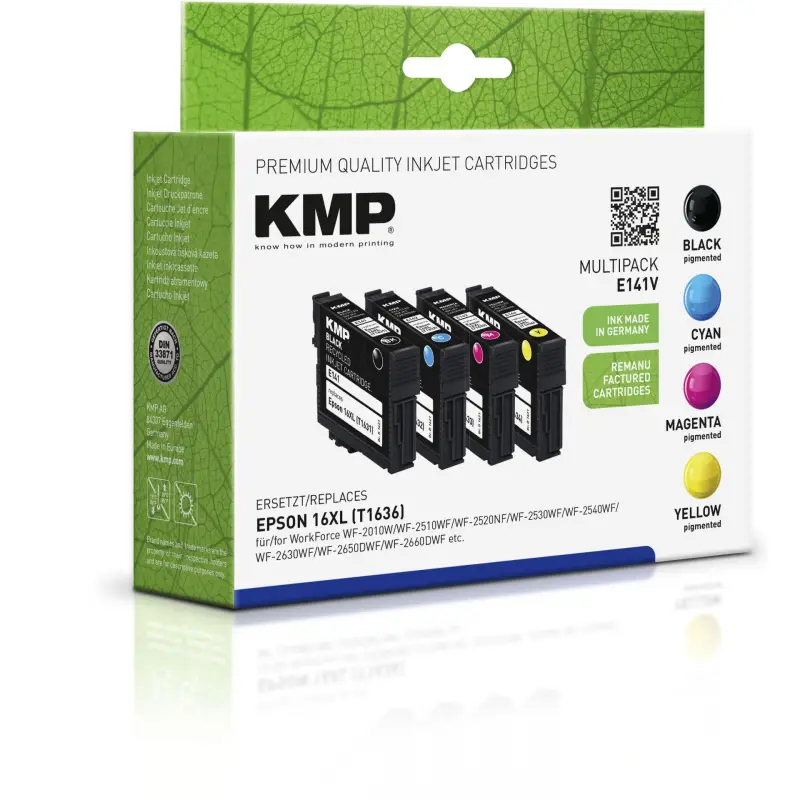 KMP E141V Multipack BK/C/M/Y kompatybilny z Epson T 163