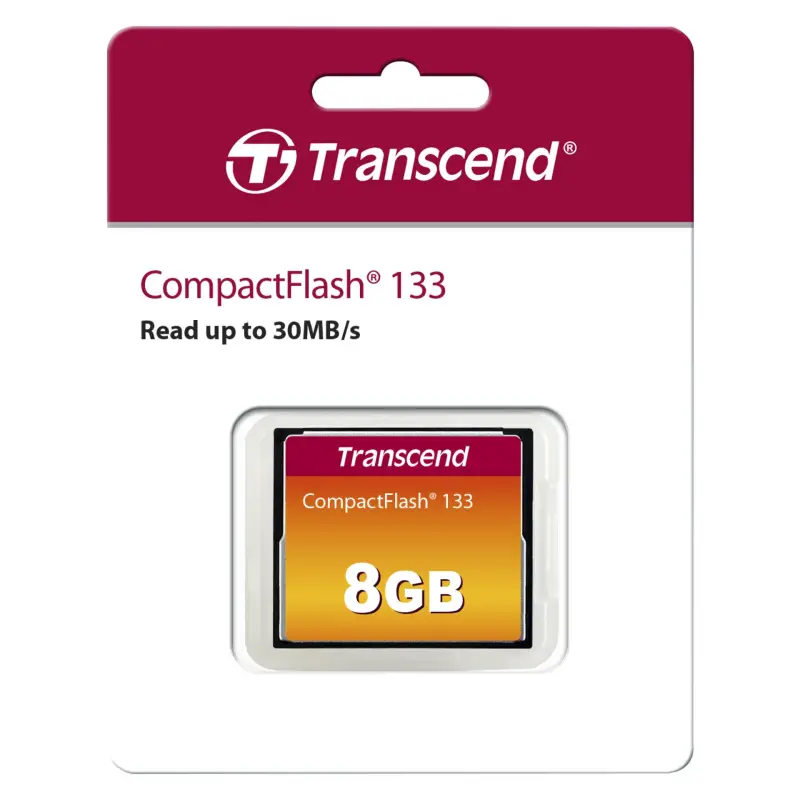 Transcend Compact Flash      8GB 133x