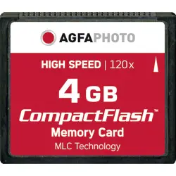 AgfaPhoto Compact Flash      4GB High Speed 120x MLC