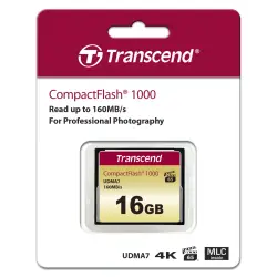 Transcend Compact Flash     16GB 1000x