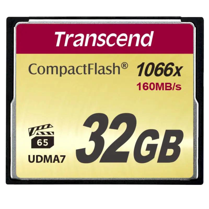 Transcend Compact Flash     32GB 1000x