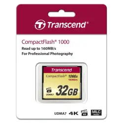 Transcend Compact Flash     32GB 1000x