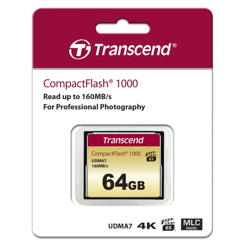 Transcend Compact Flash     64GB 1000x