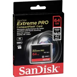 SanDisk Extreme Pro CF      64GB 160MB/s         SDCFXPS-064G-X46