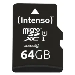 Intenso microSDXC Card      64GB Class 10 UHS-I Premium