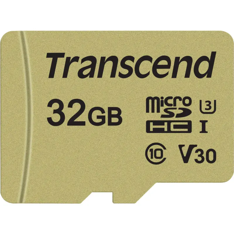 Transcend microSDHC 500S    32GB Class 10 UHS-I U3 V30 + adapter