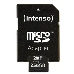 Intenso microSDXC Cards    256GB Class 10 UHS-I Premium