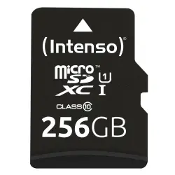 Intenso microSDXC Cards    256GB Class 10 UHS-I Premium