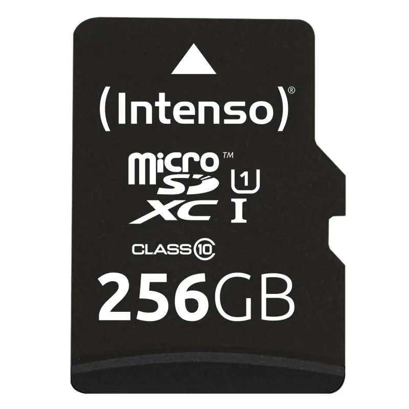 Intenso microSDXC Cards    256GB Class 10 UHS-I Premium