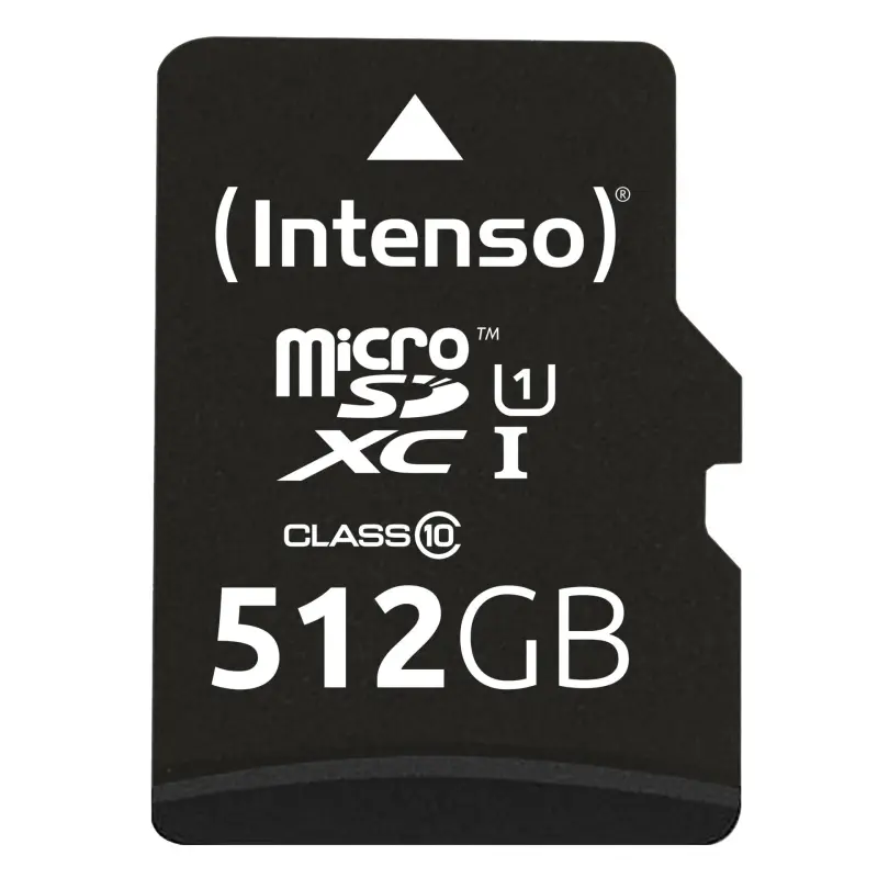 Intenso microSDXC Cards    512GB Class 10 UHS-I Premium