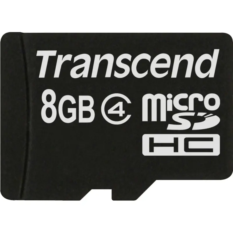 Transcend microSDHC          8GB Class 4