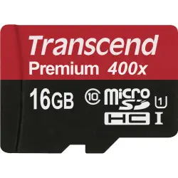 Transcend microSDHC         16GB Class 10 UHS-I 400x + adapter SD