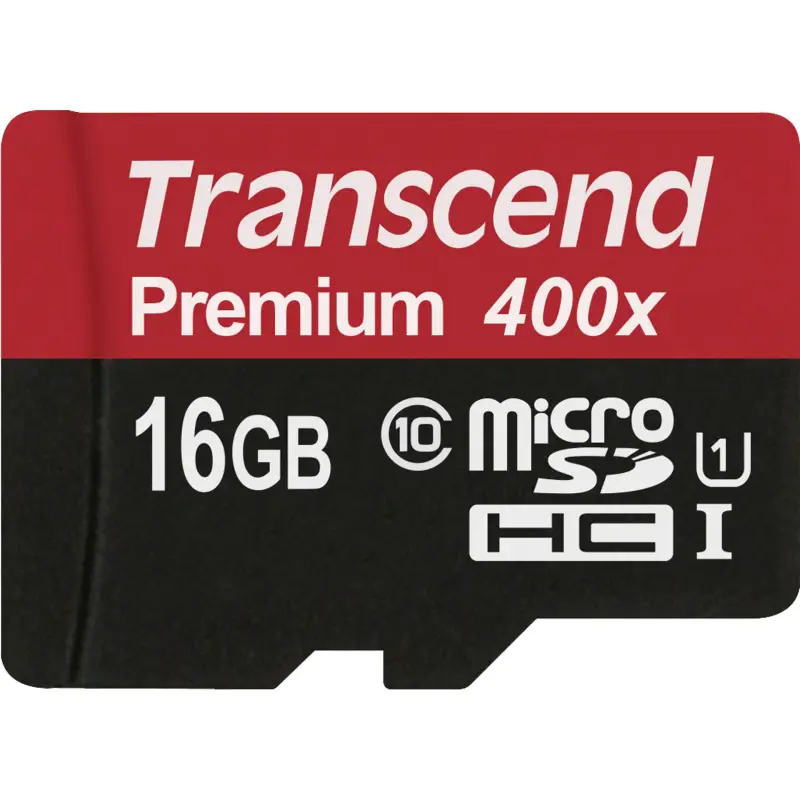Transcend microSDHC         16GB Class 10 UHS-I 400x + adapter SD
