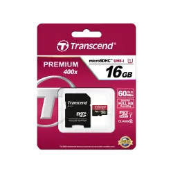 Transcend microSDHC         16GB Class 10 UHS-I 400x + adapter SD