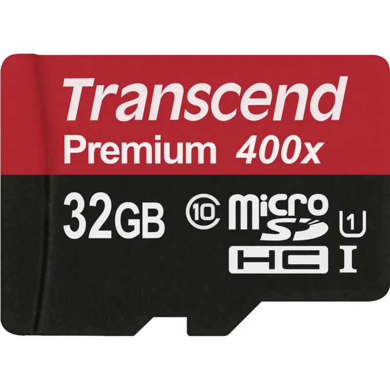 Transcend microSDHC         32GB Class 10 UHS-I 400x + adapter SD