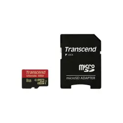 Transcend microSDHC MLC      8GB Class 10 UHS-I 600x + adapter SD