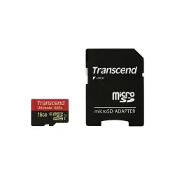 Transcend microSDHC MLC     16GB Class 10 UHS-I 600x + adapter SD