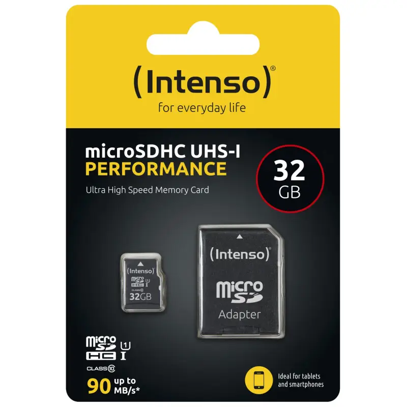Intenso microSDHC           32GB Class 10 UHS-I U1 Performance