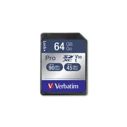 Verbatim SDXC Karte Pro     64GB Class 10 UHS-I             47022