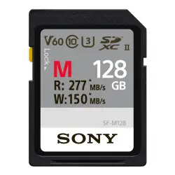 Sony SDXC M series         128GB UHS-II Class 10 U3 V60