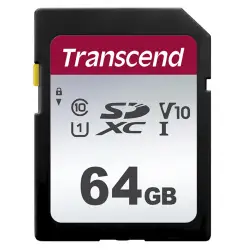 Transcend SDXC 300S         64GB Class 10 UHS-I U1