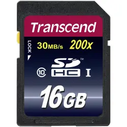 Transcend SDHC              16GB Class 10