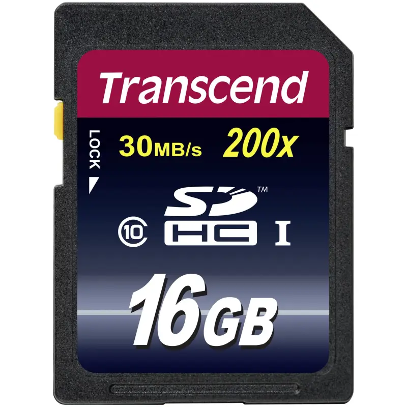 Transcend SDHC              16GB Class 10