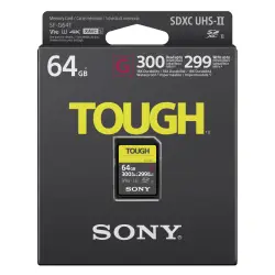 Sony SDXC G Tough series    64GB UHS-II Class 10 U3 V90