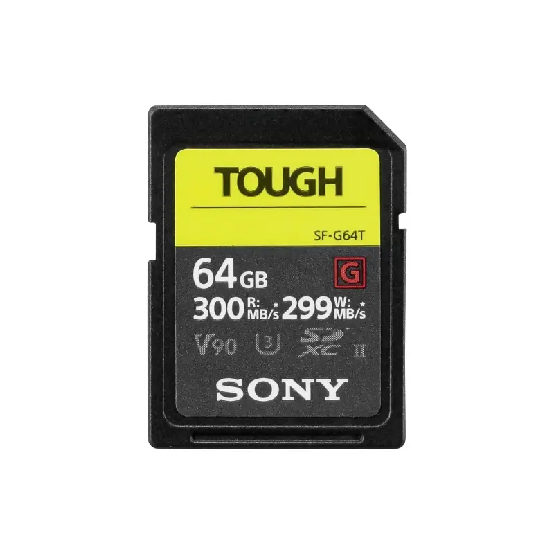 Sony SDXC G Tough series    64GB UHS-II Class 10 U3 V90