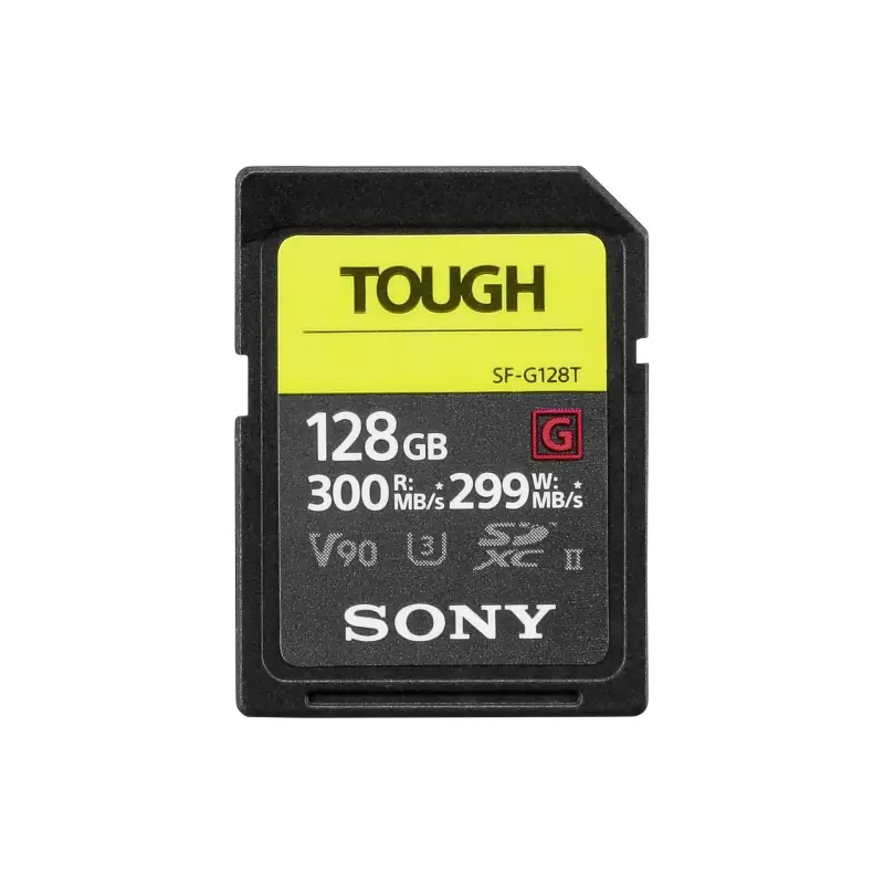Sony SDXC G Tough series   128GB UHS-II Class 10 U3 V90