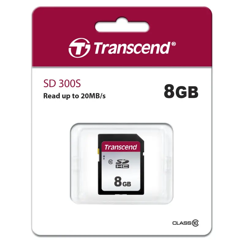 Transcend SDHC 300S          8GB Class 10