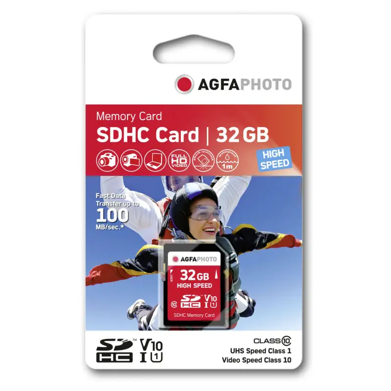 AgfaPhoto SDHC karta 32GB High Speed Class 10 UHS I U1 V10