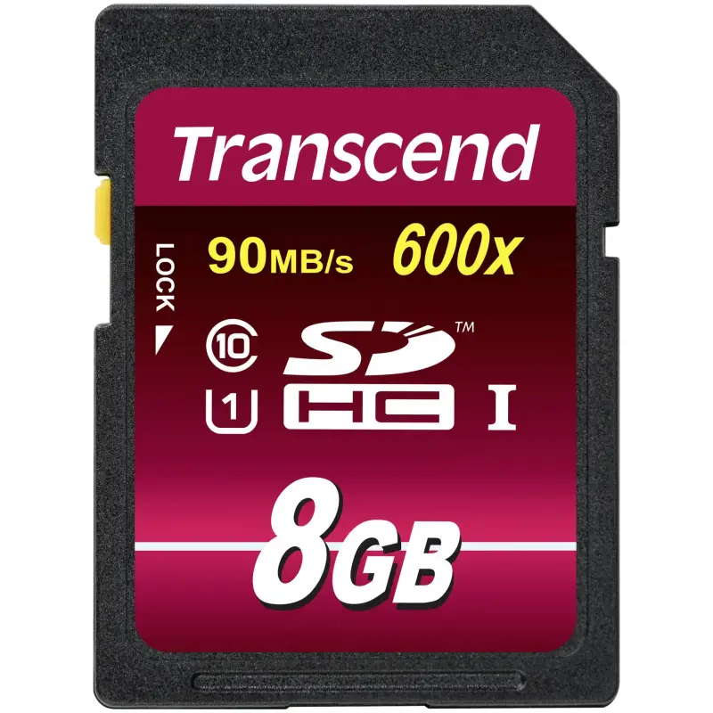Transcend SDHC               8GB Class 10 UHS-I 600x Ultimate