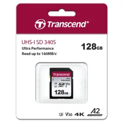 Transcend SDXC 340S        128GB Class 10 UHS-I U3 A2 V30