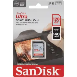 SanDisk Ultra SDXC UHS-I   128GB 140MB/s       SDSDUNB-128G-GN6IN