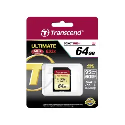 Transcend SDXC              64GB Class 10 UHS-I U3 Ultimate