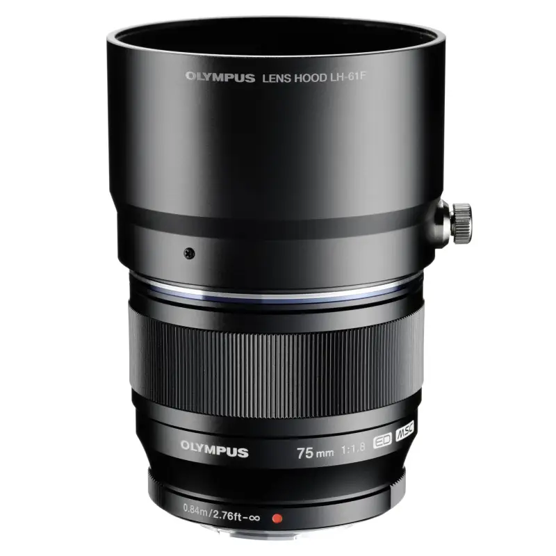 Olympus LH-61F Gegenlichtblende für M7518 schwarz Metall