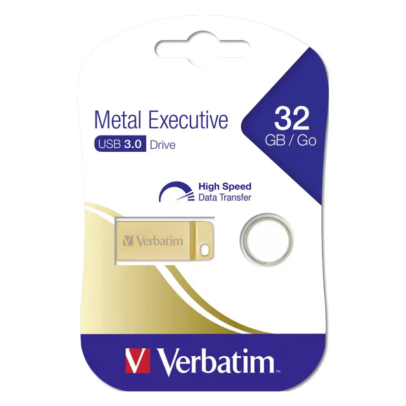 Verbatim metalowa Executive 32GB USB 3.0 zloty